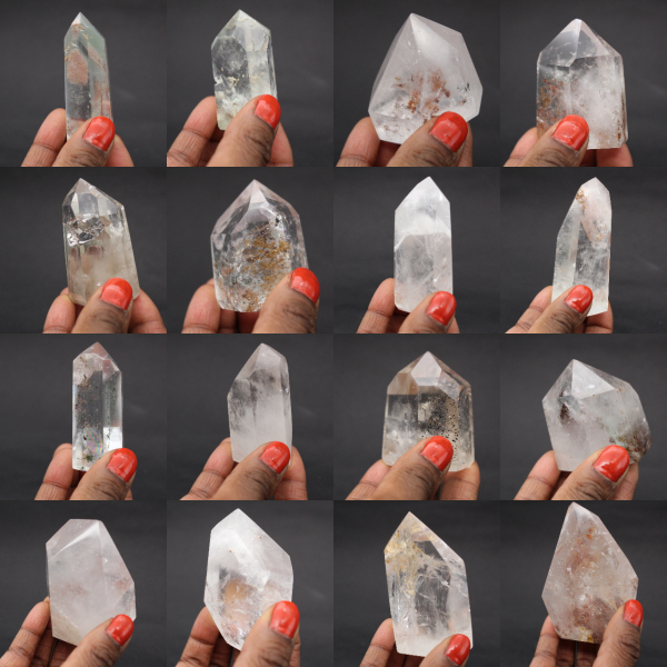 Bitterminated quartz prism