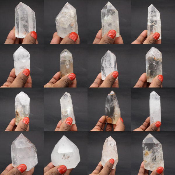 Quartz prism with inclusion