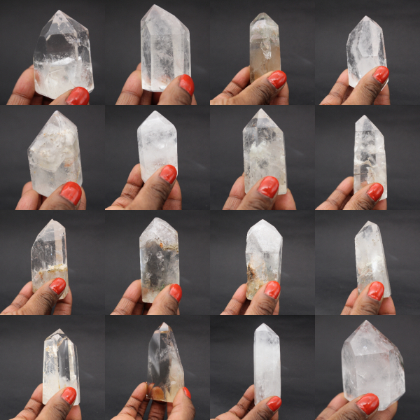 Quartz prism with inclusion