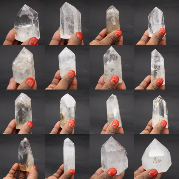 Quartz prism with inclusion