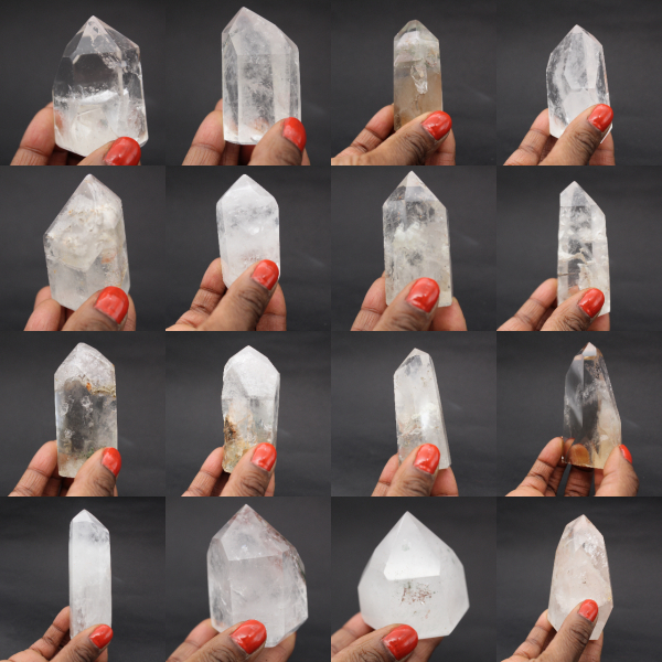 Quartz prism with inclusion