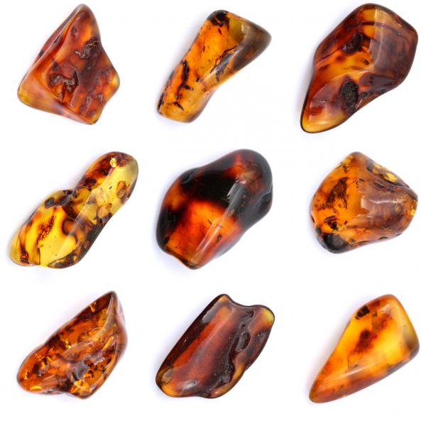 Polished amber