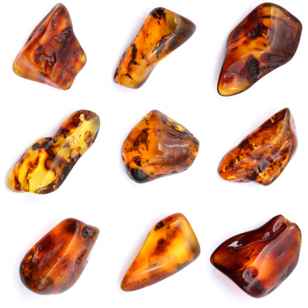 Polished amber