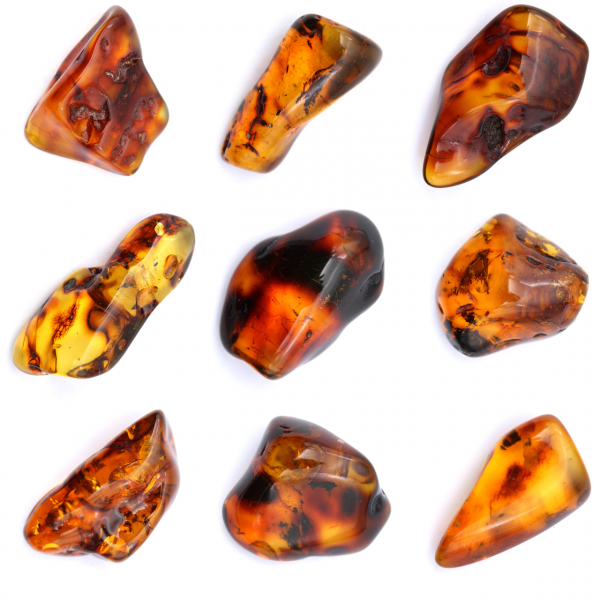 Polished amber