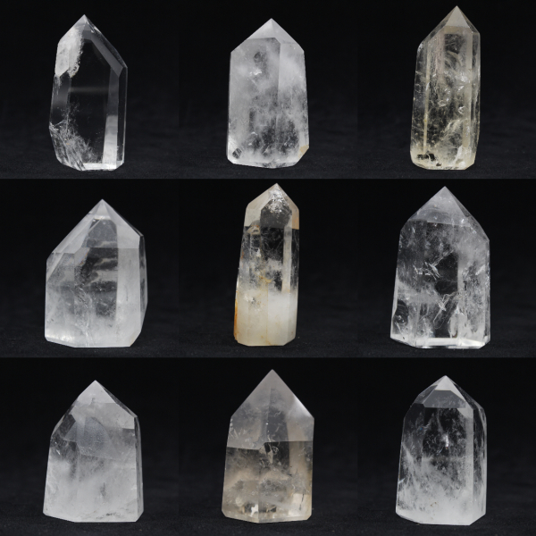 Quartz prism crystal