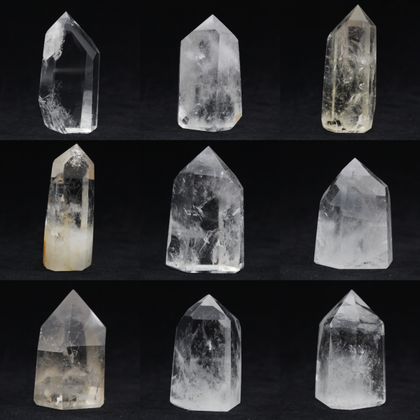 Quartz prism crystal