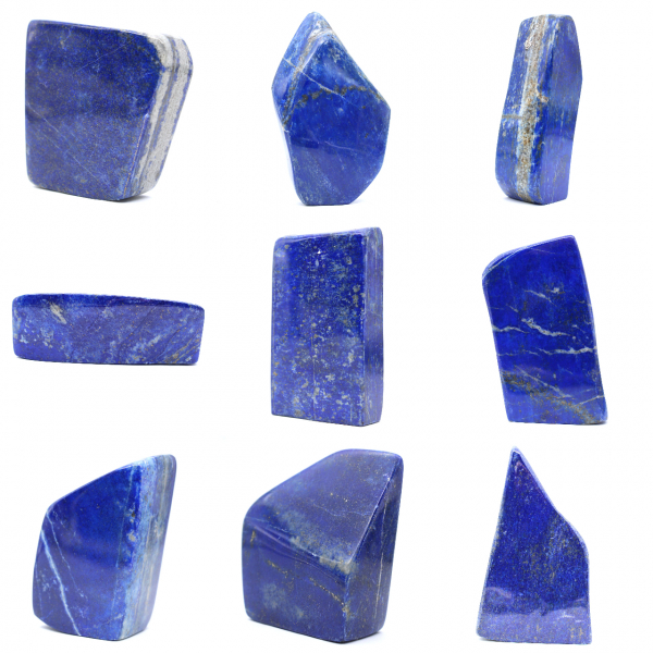 Lapis lazuli polished rock