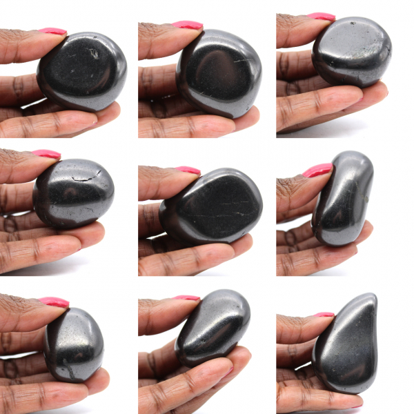 Shungite polished stone
