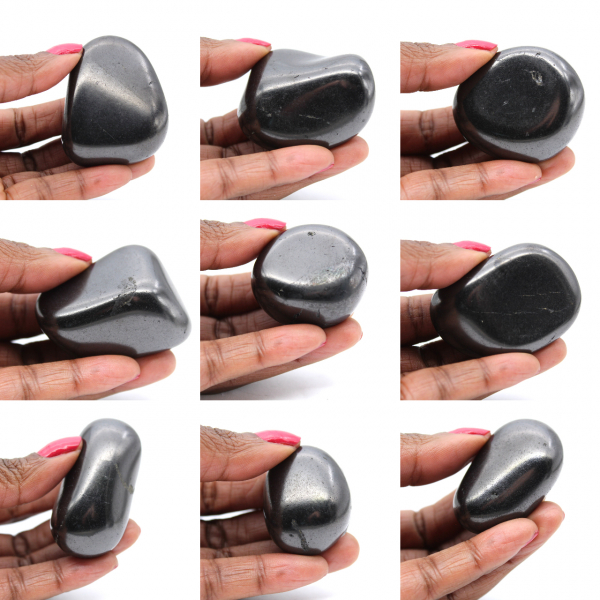Shungite polished stone