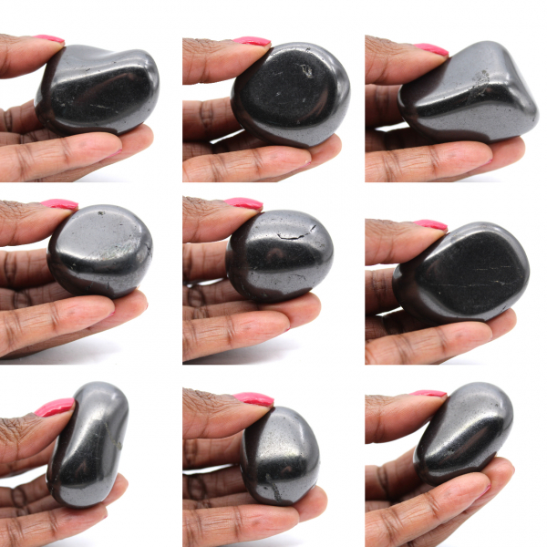 Shungite polished stone