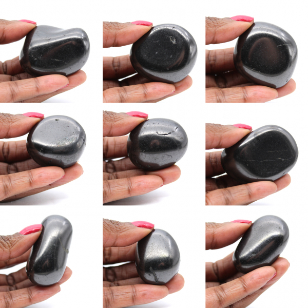 Shungite polished stone