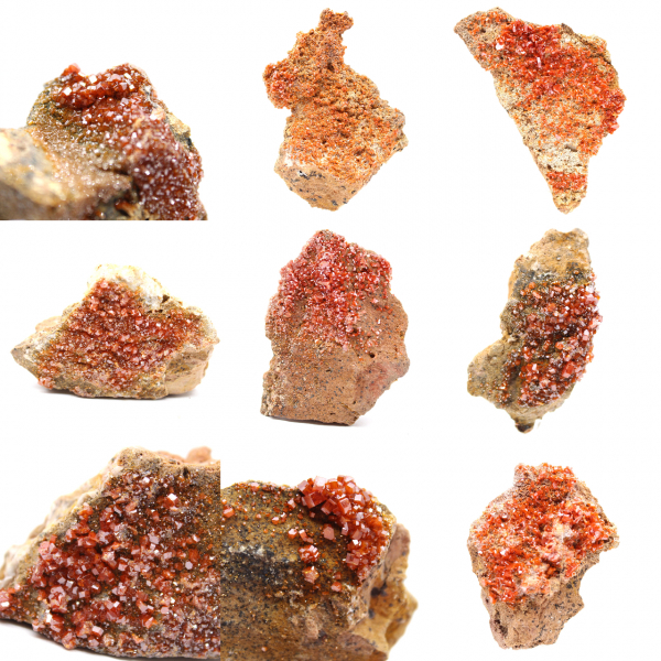 Crystalized vanadinite