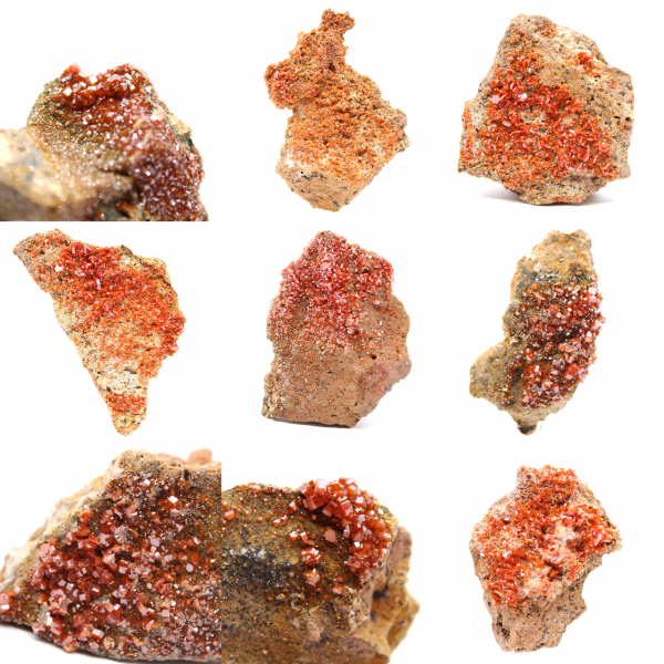 Crystalized vanadinite