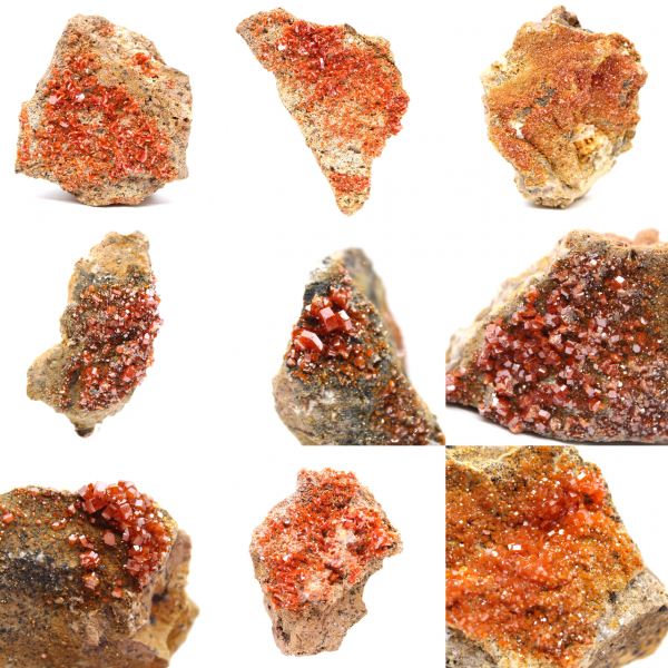 Crystalized vanadinite