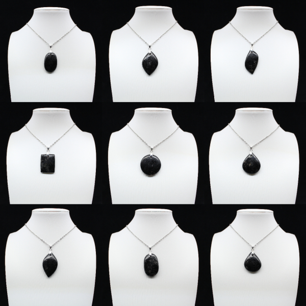 Black tourmaline pendant