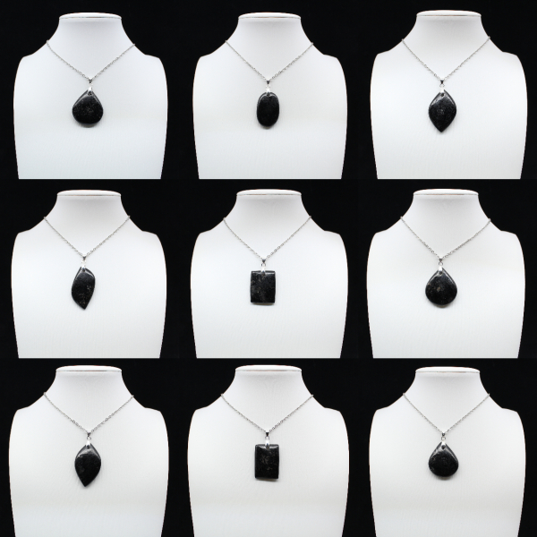 Black tourmaline pendant