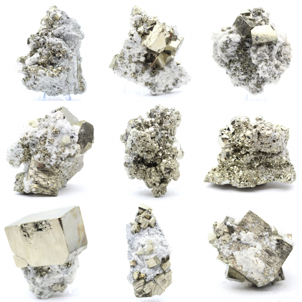 Crystallized pyrite