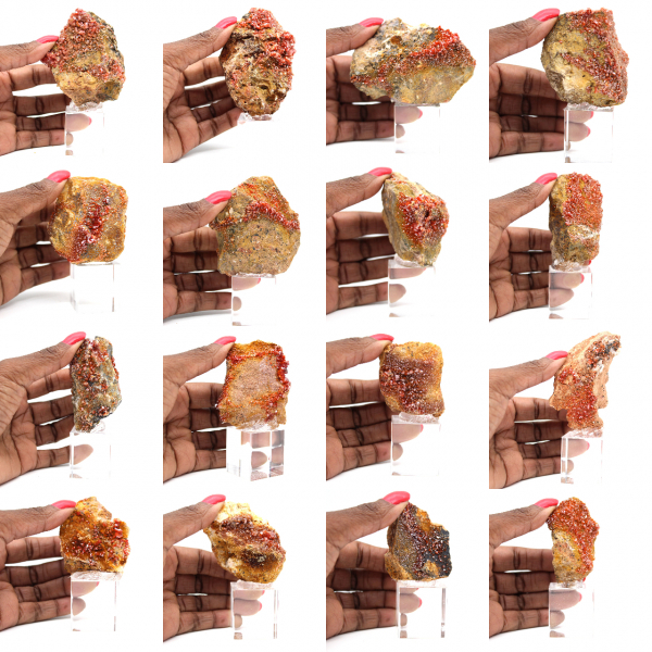 Vanadinite Stone Crystals