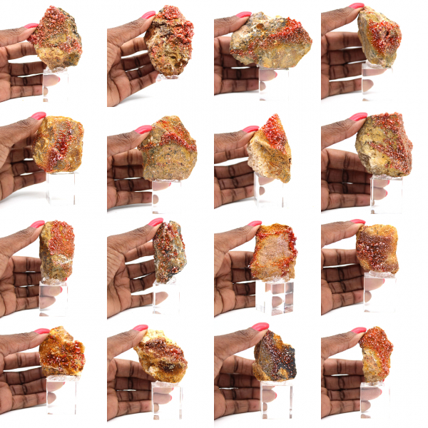 Vanadinite Stone Crystals