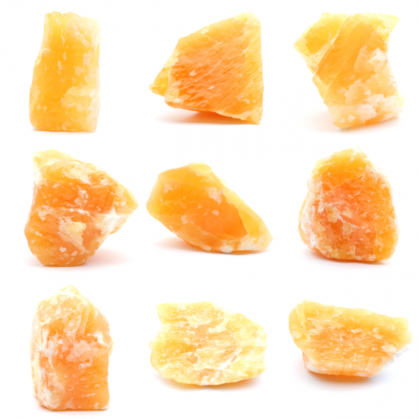 Orange calcite from mexico