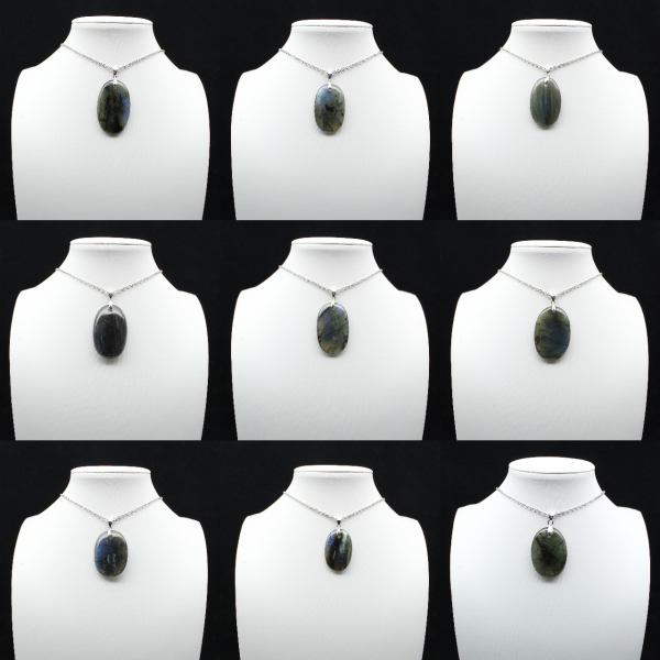 Labradorite Oval Pendant
