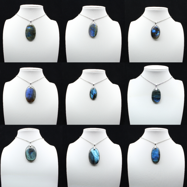 Labradorite Oval Pendant