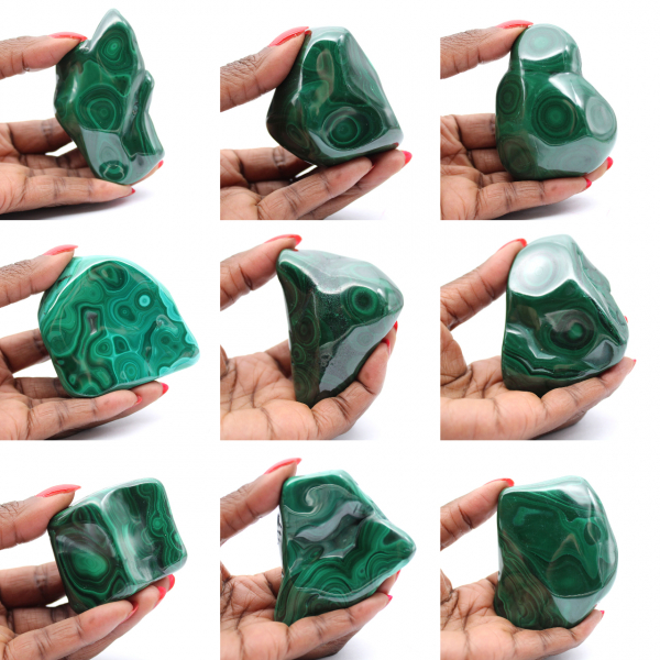 Block naturel of Malachite