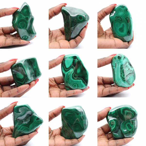 Block naturel of Malachite