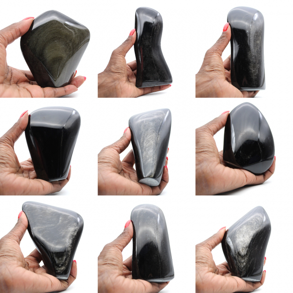 Freeform Golden Obsidian