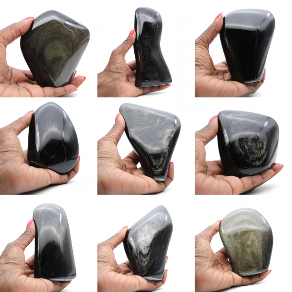 Freeform Golden Obsidian