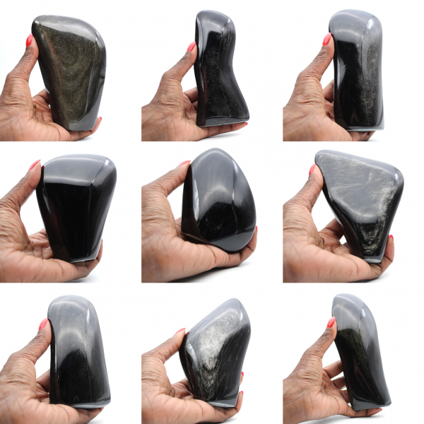 Freeform Golden Obsidian