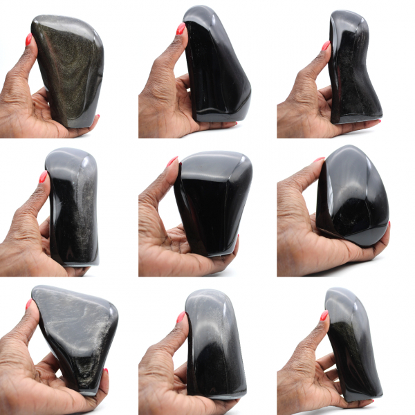 Freeform Golden Obsidian