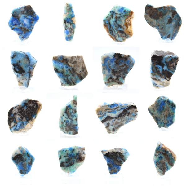 Azurite Malachite slice for mineral collection