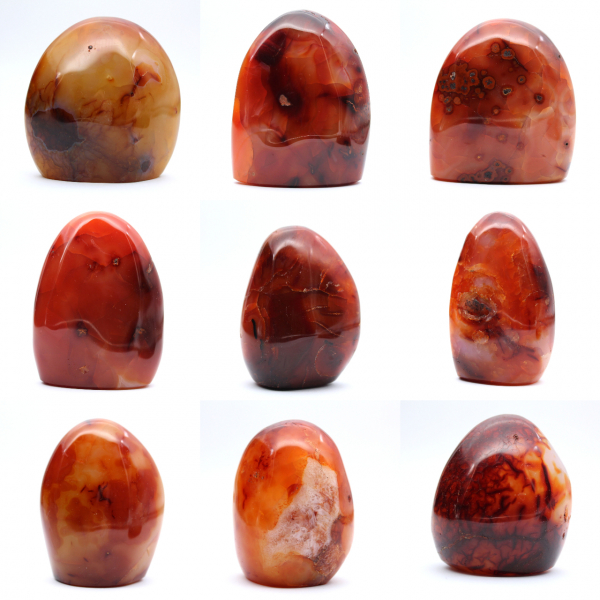 Polished Carnelian Small Piece - Decorative Mineral Specimen (Madagascar)