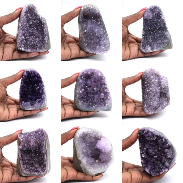 Amethyst Geode from Brazil: Genuine Collectible Specimen Amethyst Geode from Brazil: Genuine Collectible Specimen