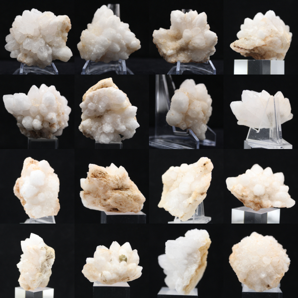 Moroccan flower quartz with well-defined crystals