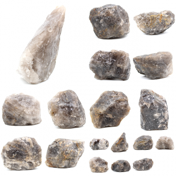 Raw smoky quartz from Madagascar