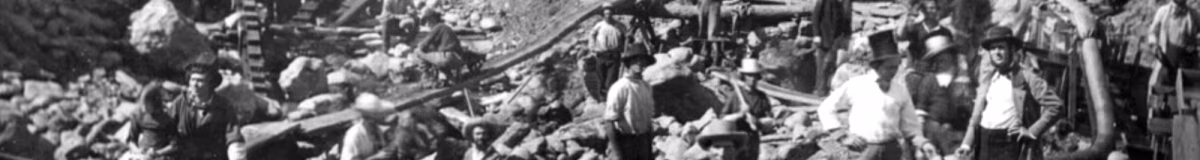 The History of the Gold Rush in the United States Mining on the American River near Sacramento circa 1852