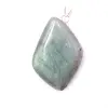925 Sterling Silver Free Form Labradorite Pendant - 0