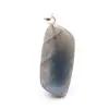 925 Sterling Silver Free Form Labradorite Pendant - 0