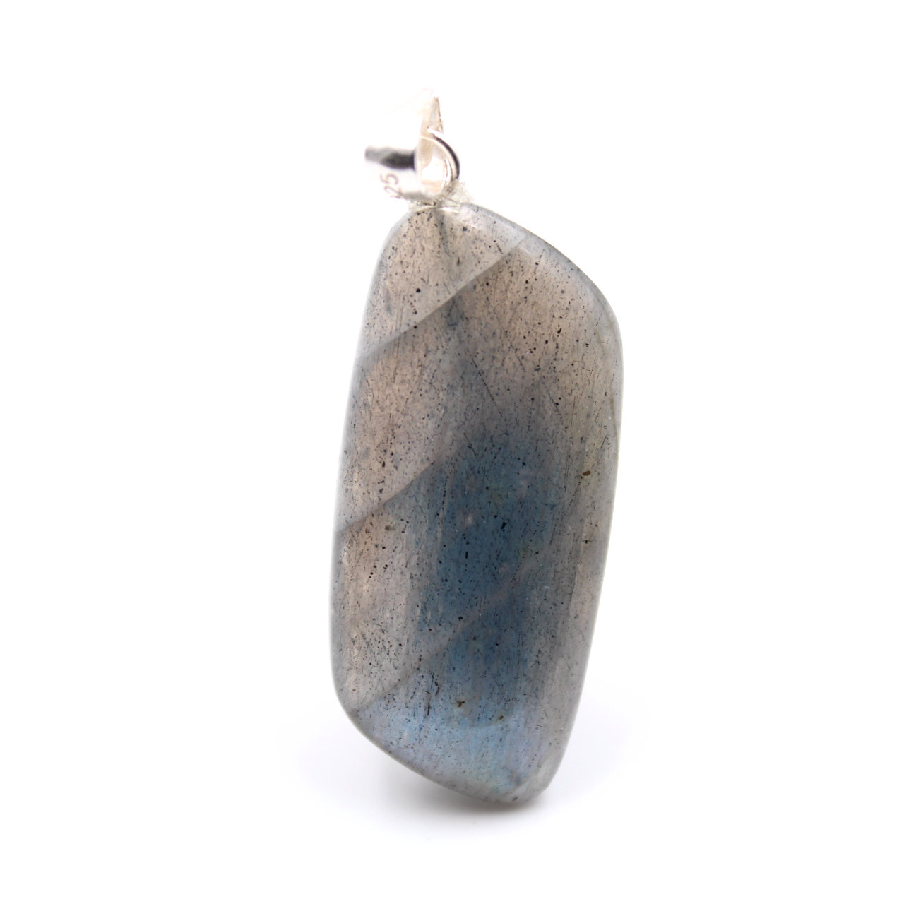 925 Sterling Silver Free Form Labradorite Pendant