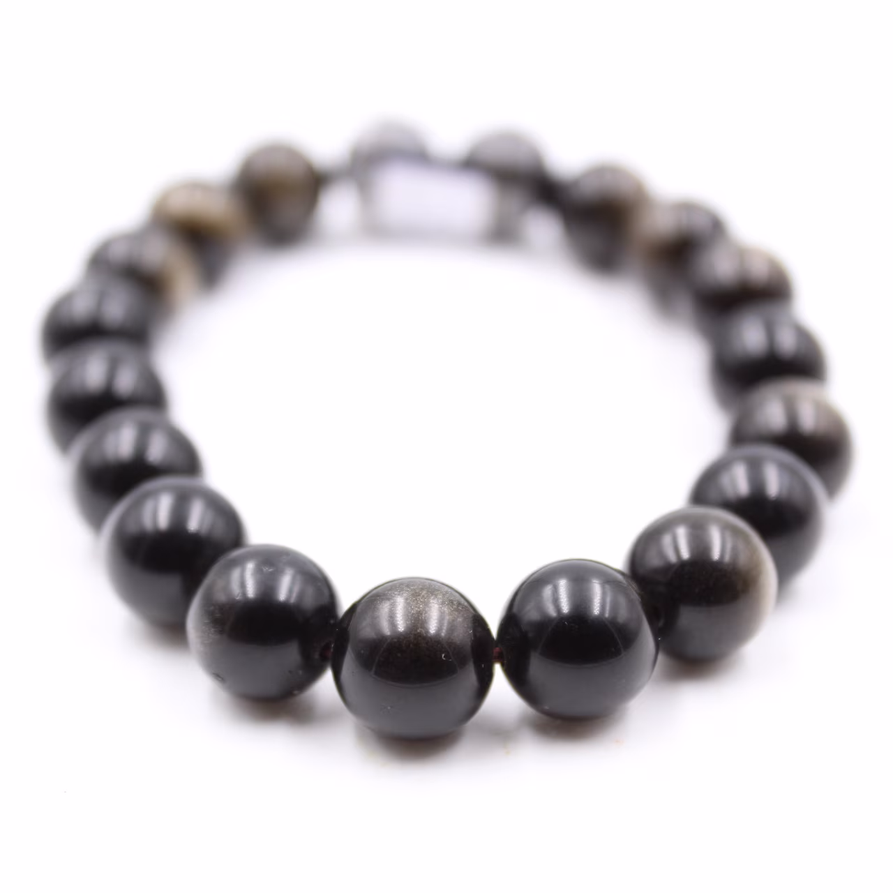 Obsidian bracelet 10 mm