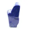 Stone block of lapis Lazuli abstract ornamental shape - 0