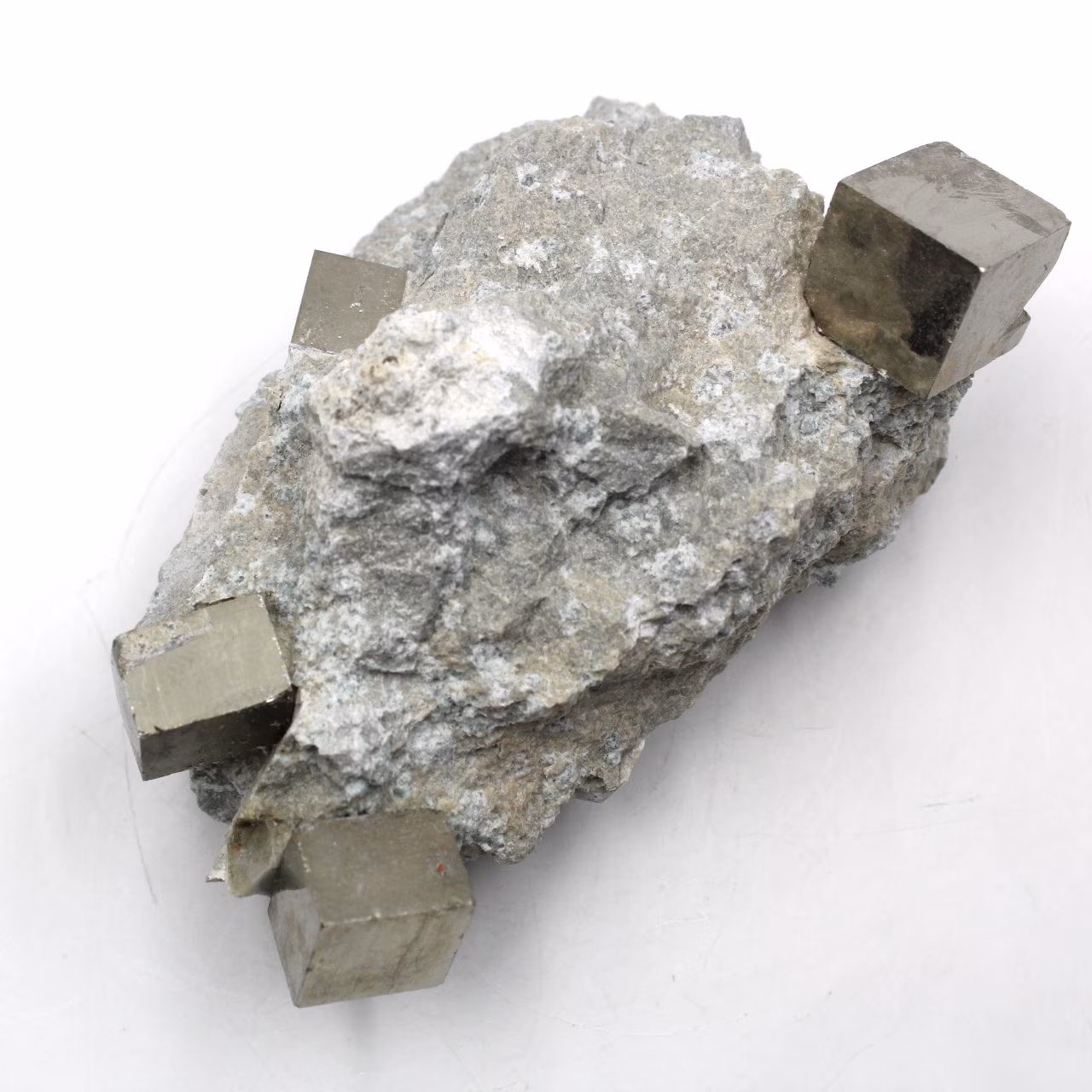 Pyrite cubes on gangue of Navajun Spain