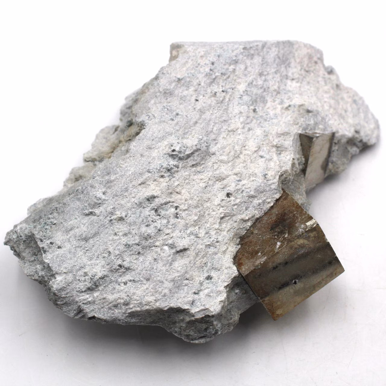 Pyrite cubes on gangue of Navajun Spain
