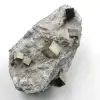Pyrite cubes on gangue of Navajun Spain - 0