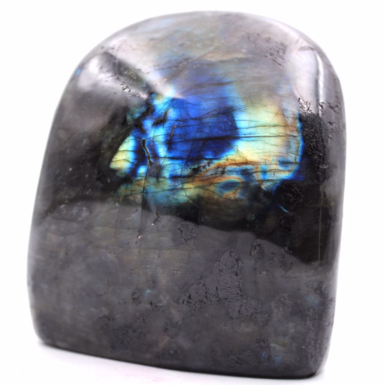 Labradorite stone block for decoration and collection