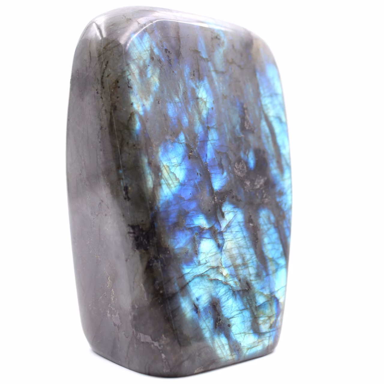 Labradorite stone block for decoration and collection