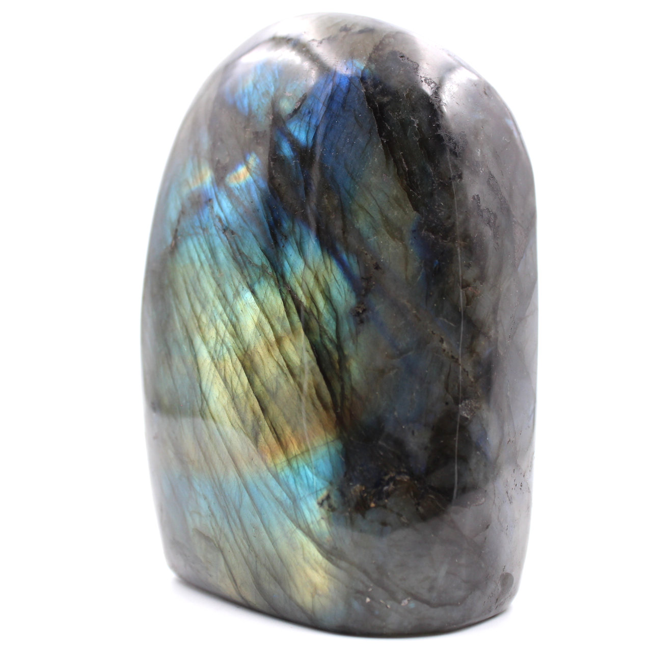Labradorite stone block for decoration and collection