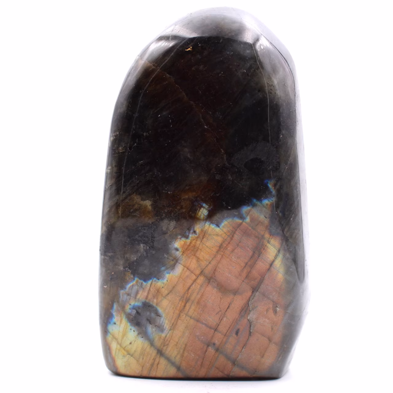 Labradorite stone block for decoration and collection